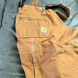 Mens Carhartt insulated bibs